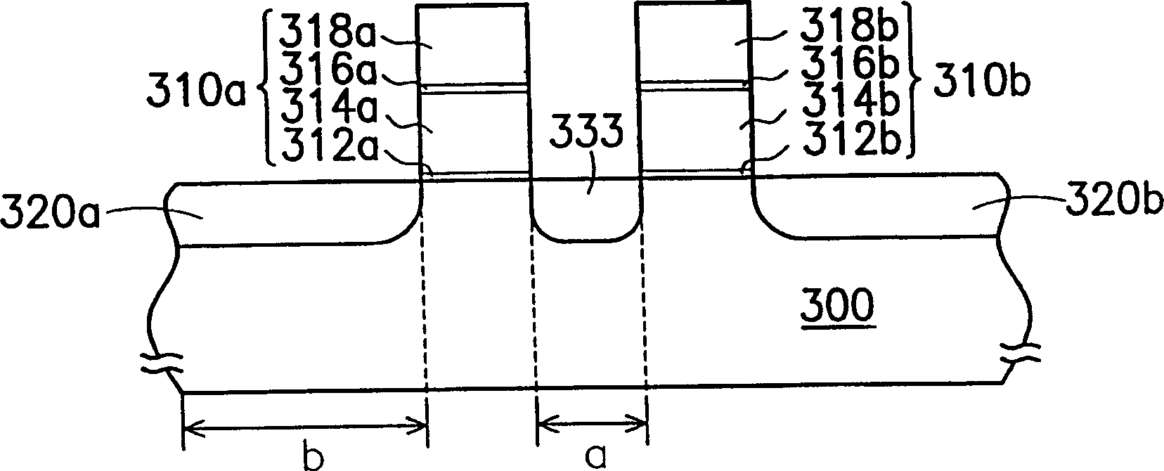Structure and read-write method of double-bit non-volatile memory unit