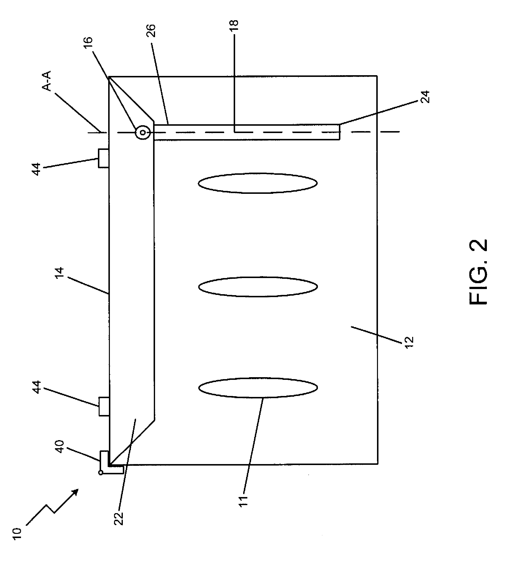 System and method for medical instrument sterilization case having a rotatably displacing cover