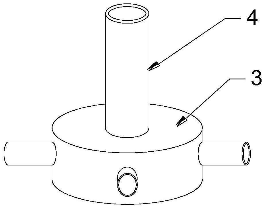 A dust removal waste gas treatment device