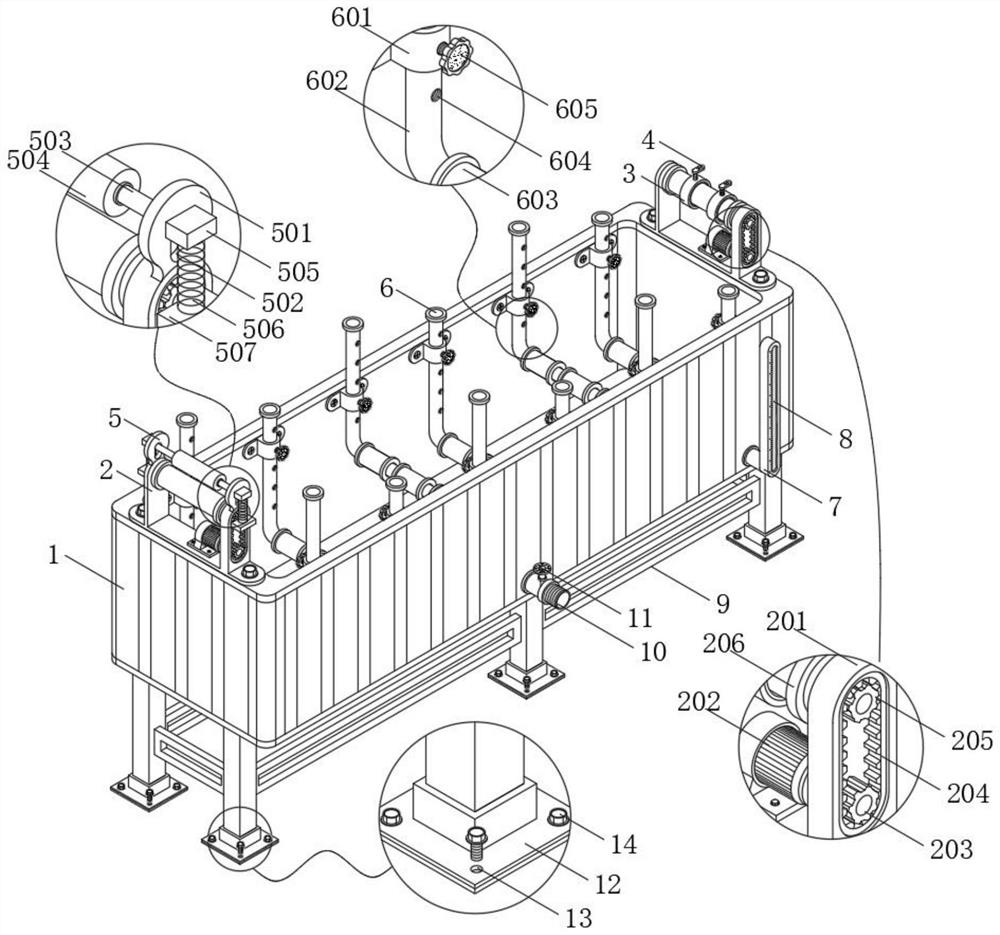 Cooling and shaping device of full-automatic packing belt production machine