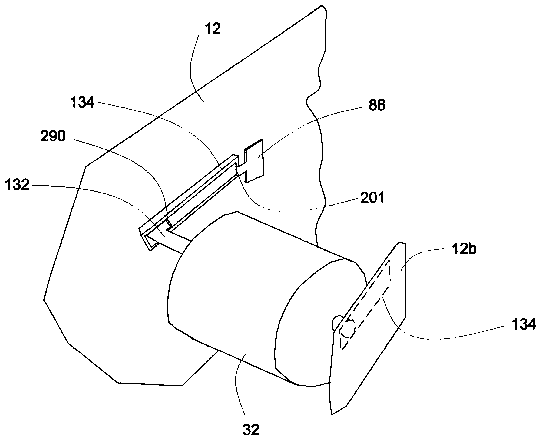 Handheld electric packaging tape cutting device