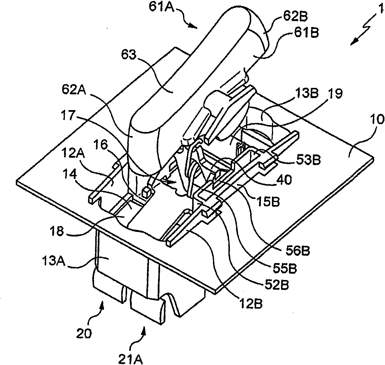 Electrical apparatus such as a switch
