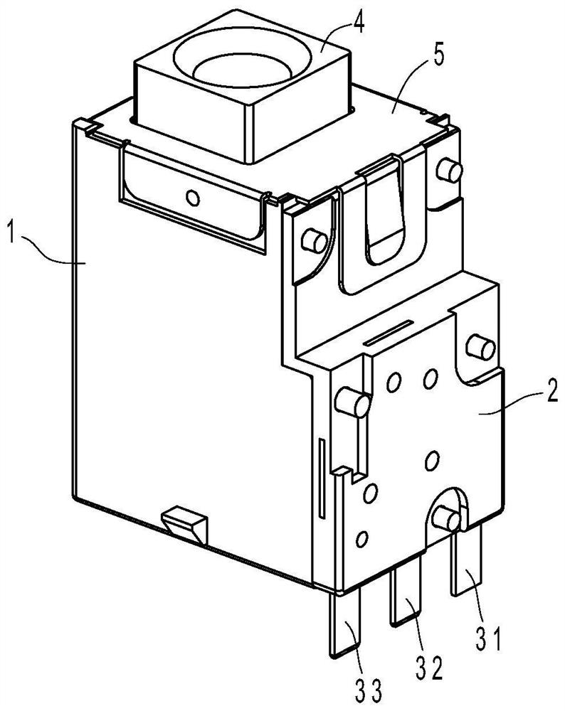 Push switch for vehicle