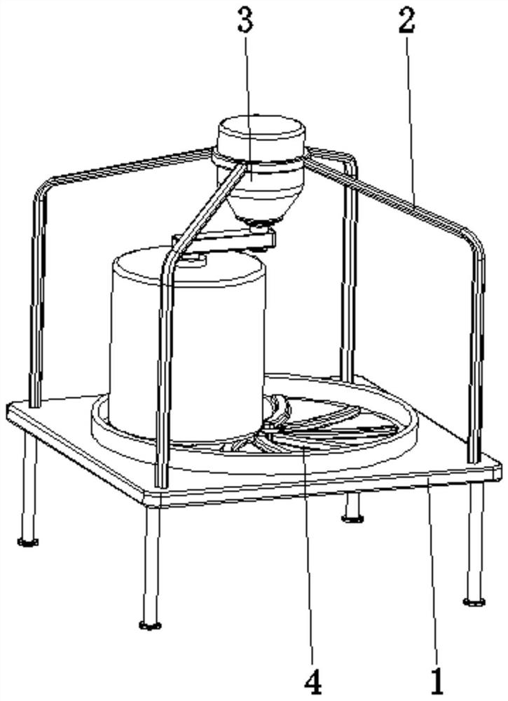 Tea twisting machine with automatic floating device