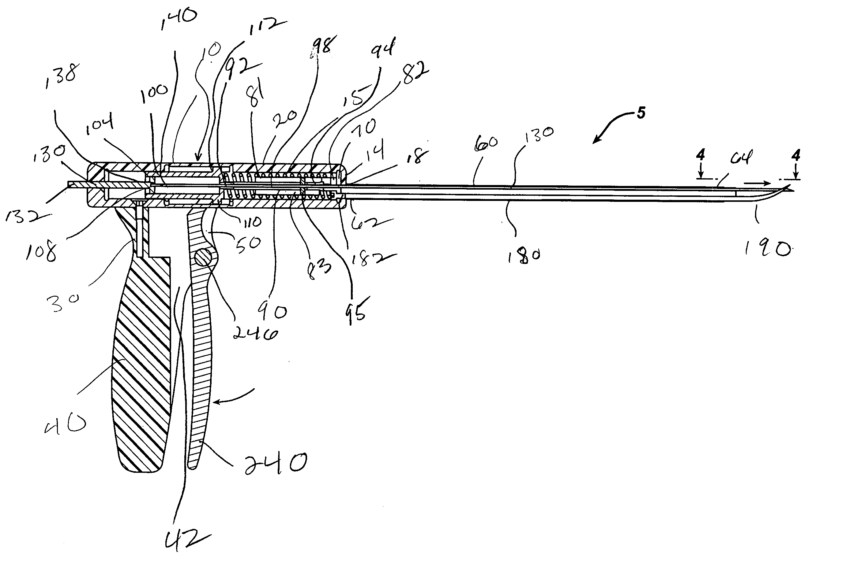 Minimally invasive stitching device