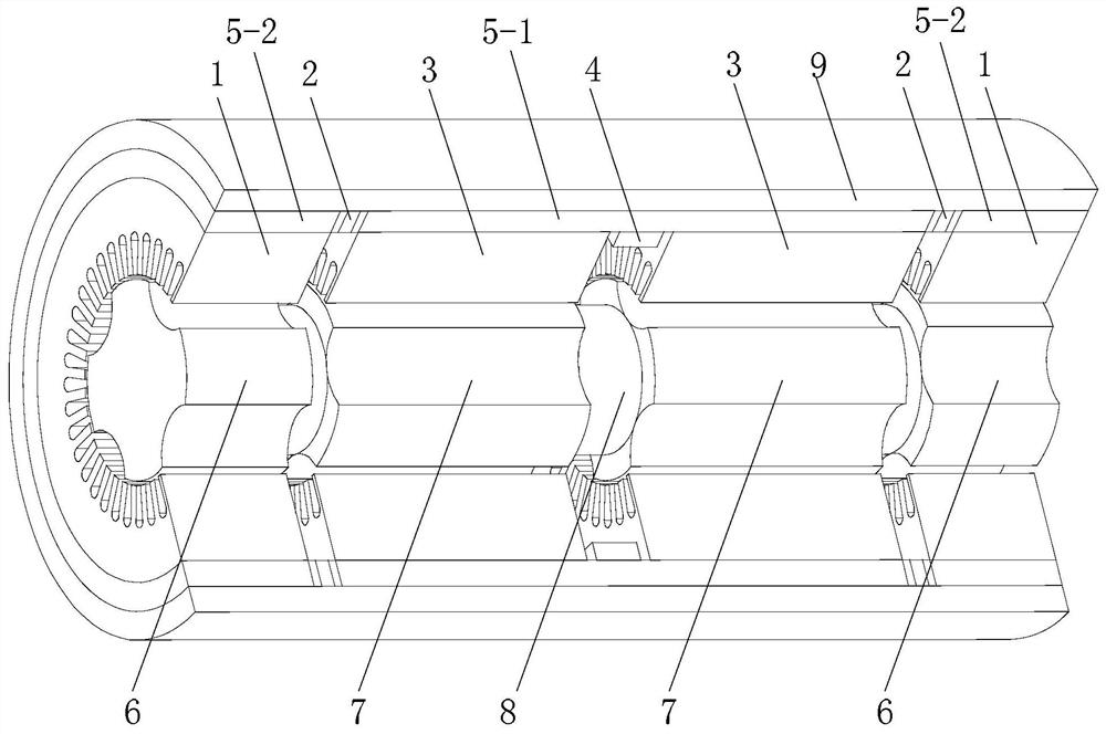 Parallel magnetic circuit hybrid excitation reluctance motor system