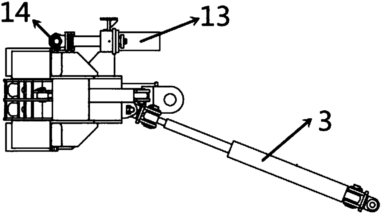 Berthing bridge approach device for offshore wind power fan operation and maintenance ship