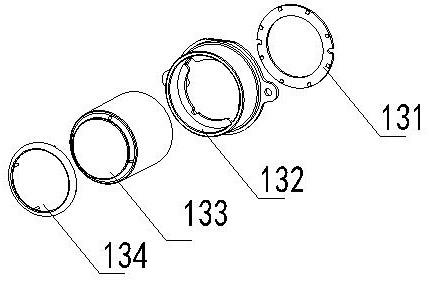 Quick water outlet structure of integrated water purifier