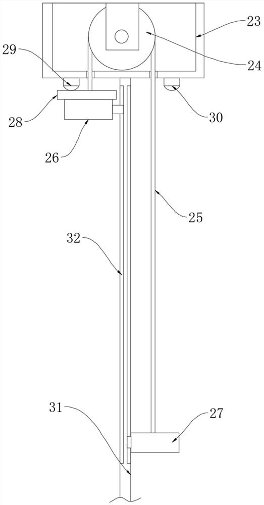 Drilling machine drilling device with dust falling function