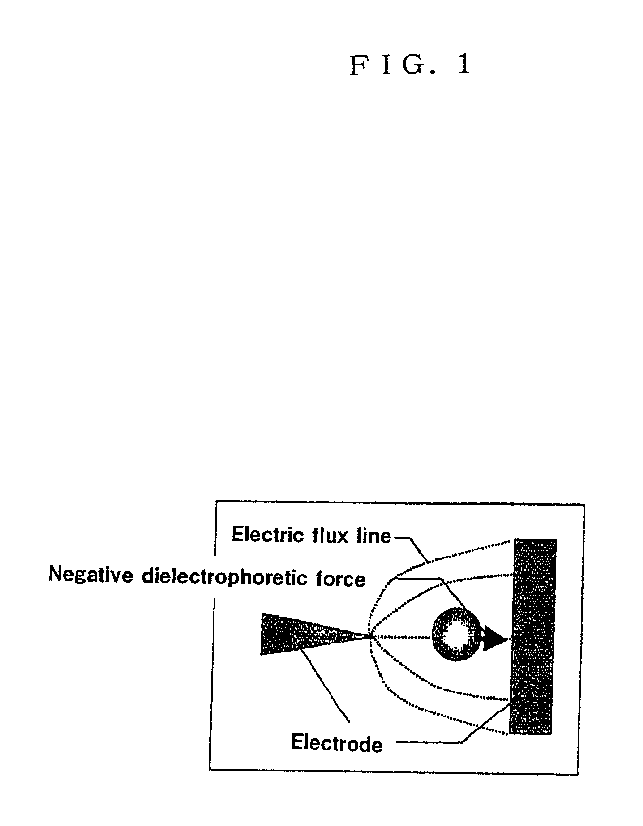 Method for separating substances using a dielectrophoretic apparatus