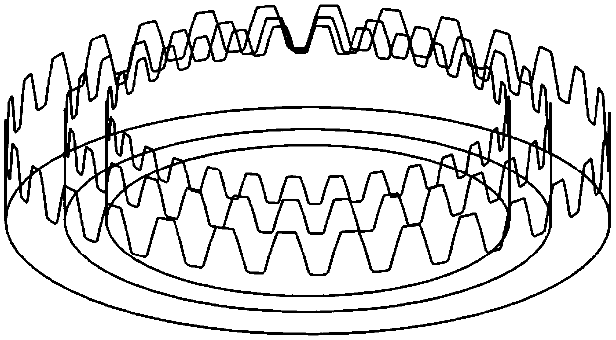 Precision plastic forming method for bevel gear