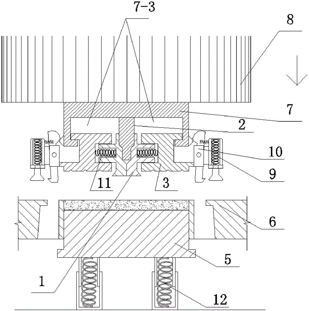 Method and device for manufacturing dovetail groove in back side of ceramic tile