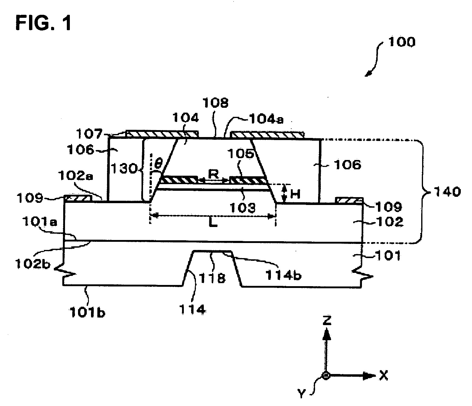 Surface-emitting type semiconductor laser, and method for manufacturing the same, optical switch, and optical branching ratio variable element