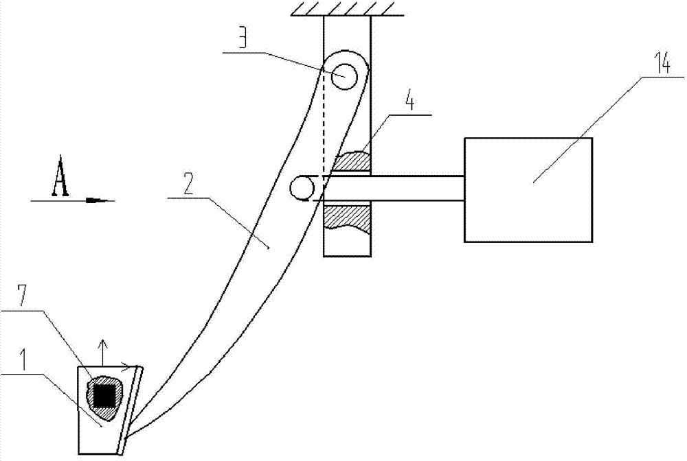 Braking pedal feel simulating device of automobile brake-by-wire system