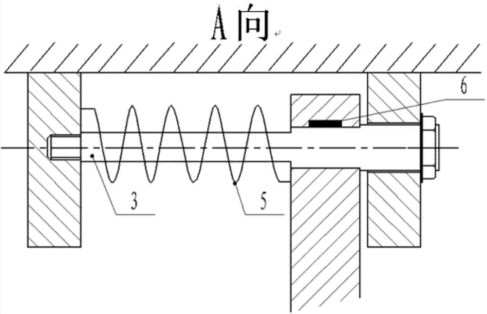 Braking pedal feel simulating device of automobile brake-by-wire system