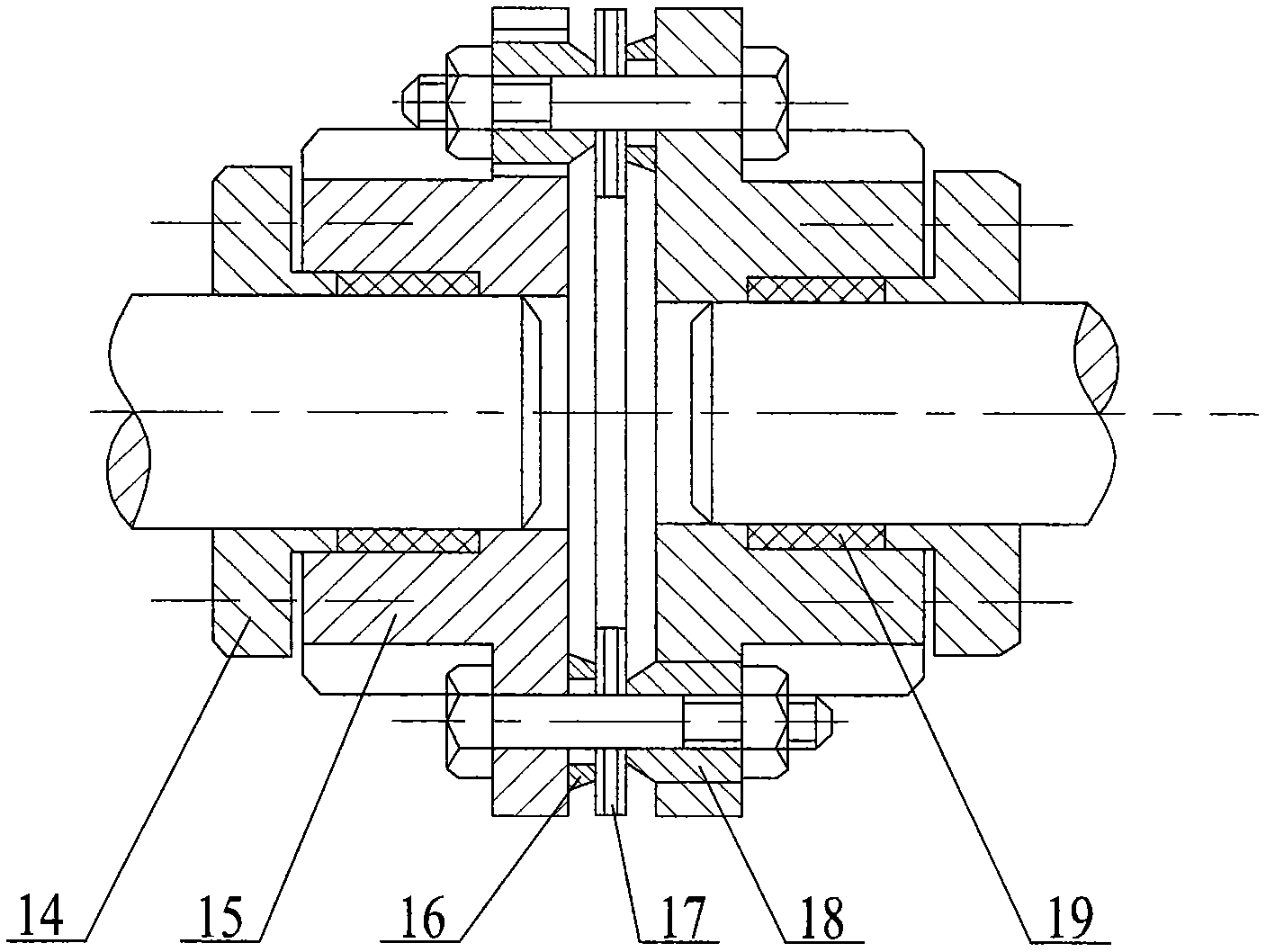 Deep hole drilling and boring machine with cycloidal-pin wheel speed reducer