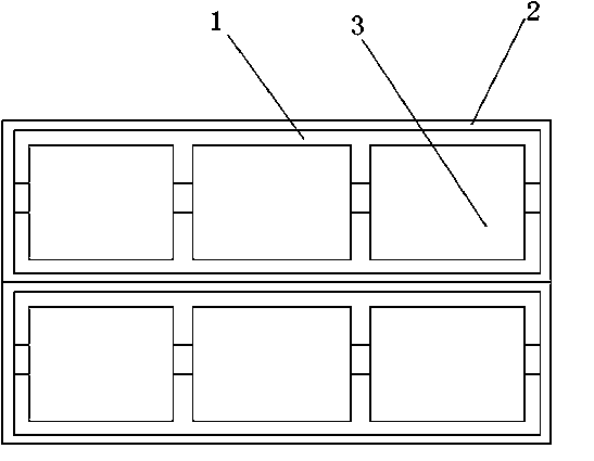 Sectional rolling body type ringless bearing structure
