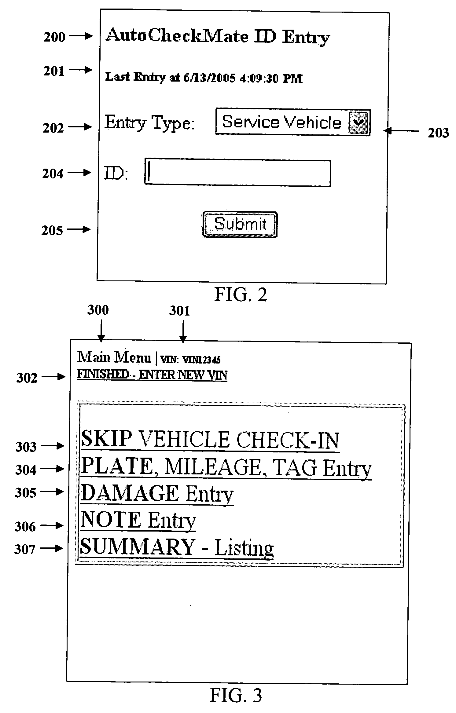 Automated vehicle check-in inspection method and system with digital image archiving