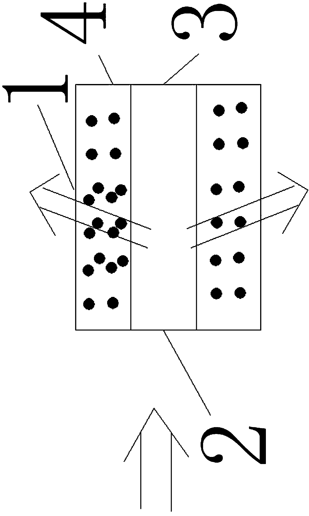 Filter core for super high voltage transformer charged filtering oil and manufacturing method thereof