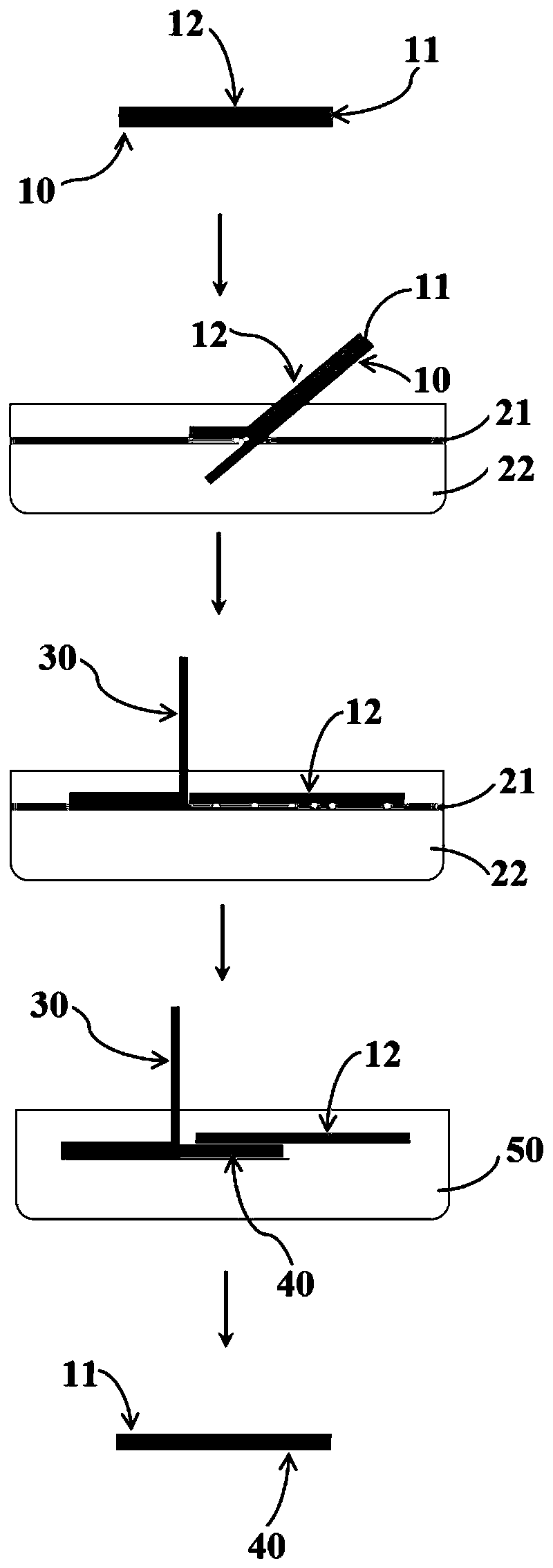 Graphene wafer transfer method, graphene wafer and bubbling system