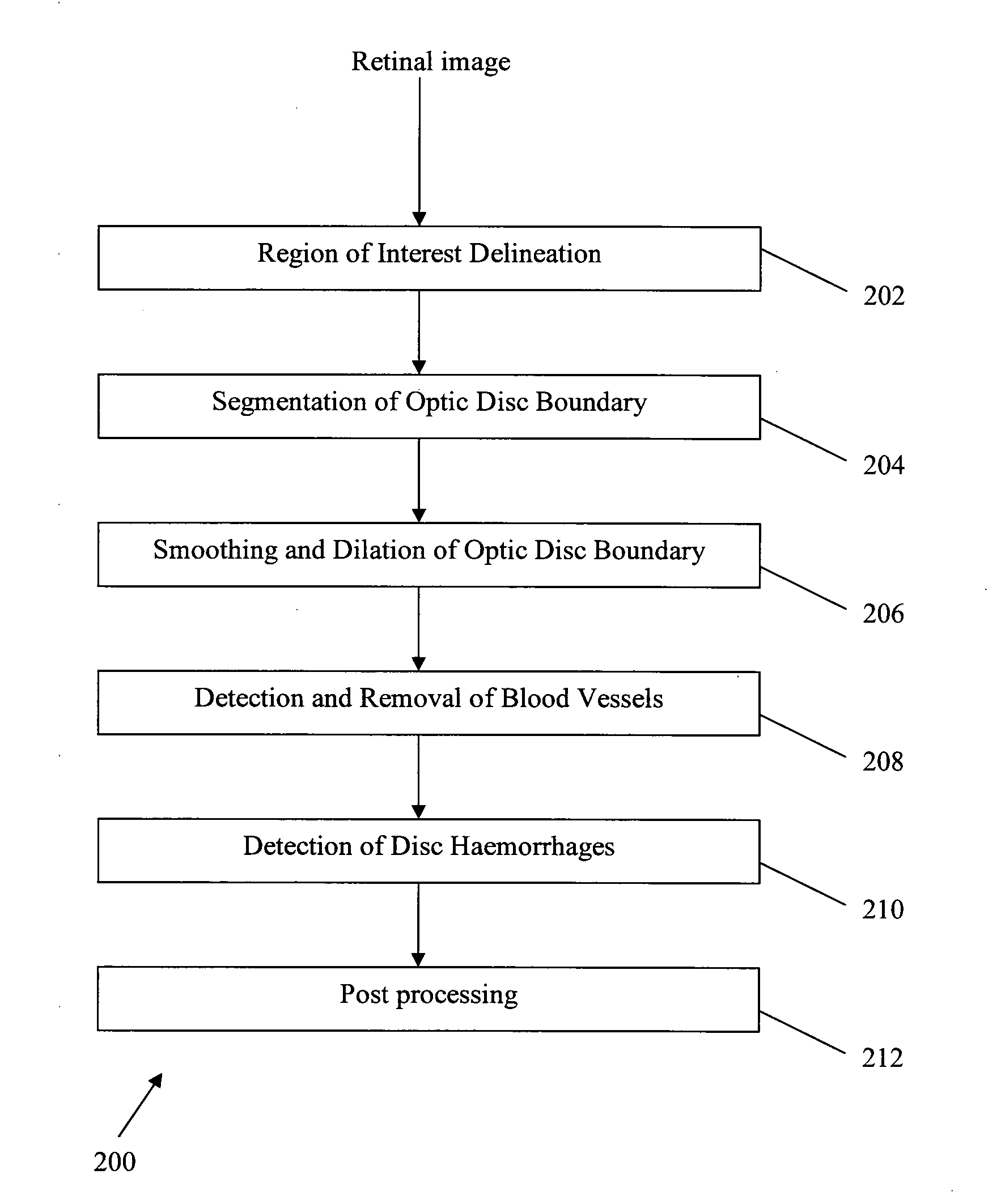Method and system for detecting disc haemorrhages