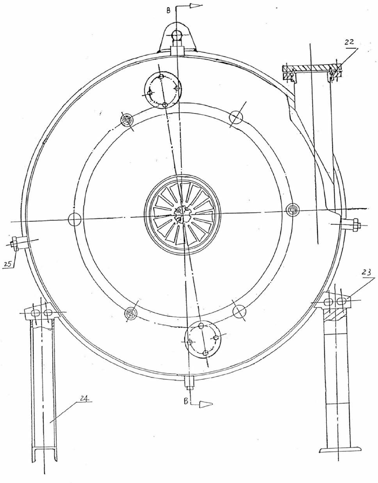 The method of converting the decommissioned compressor into a centrifugal pressure supplementary machine by using the diffusion method in the production of separated uranium isotopes