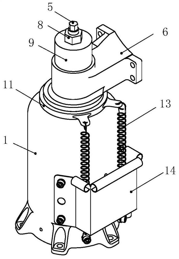 A memory alloy locking and releasing mechanism