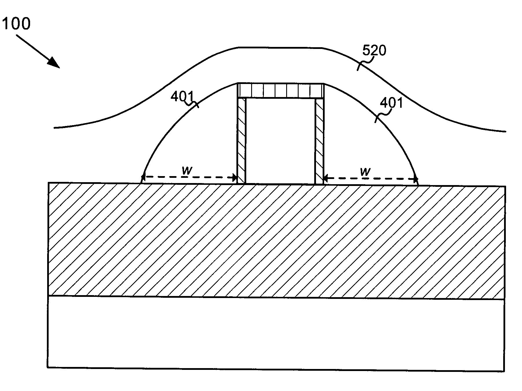 Smooth fin topology in a FinFET device