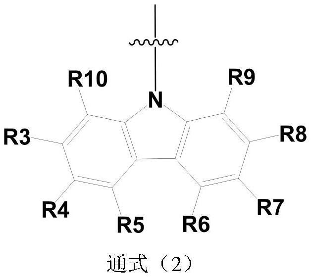 Compound based on carbazole and anthrone structures and application thereof