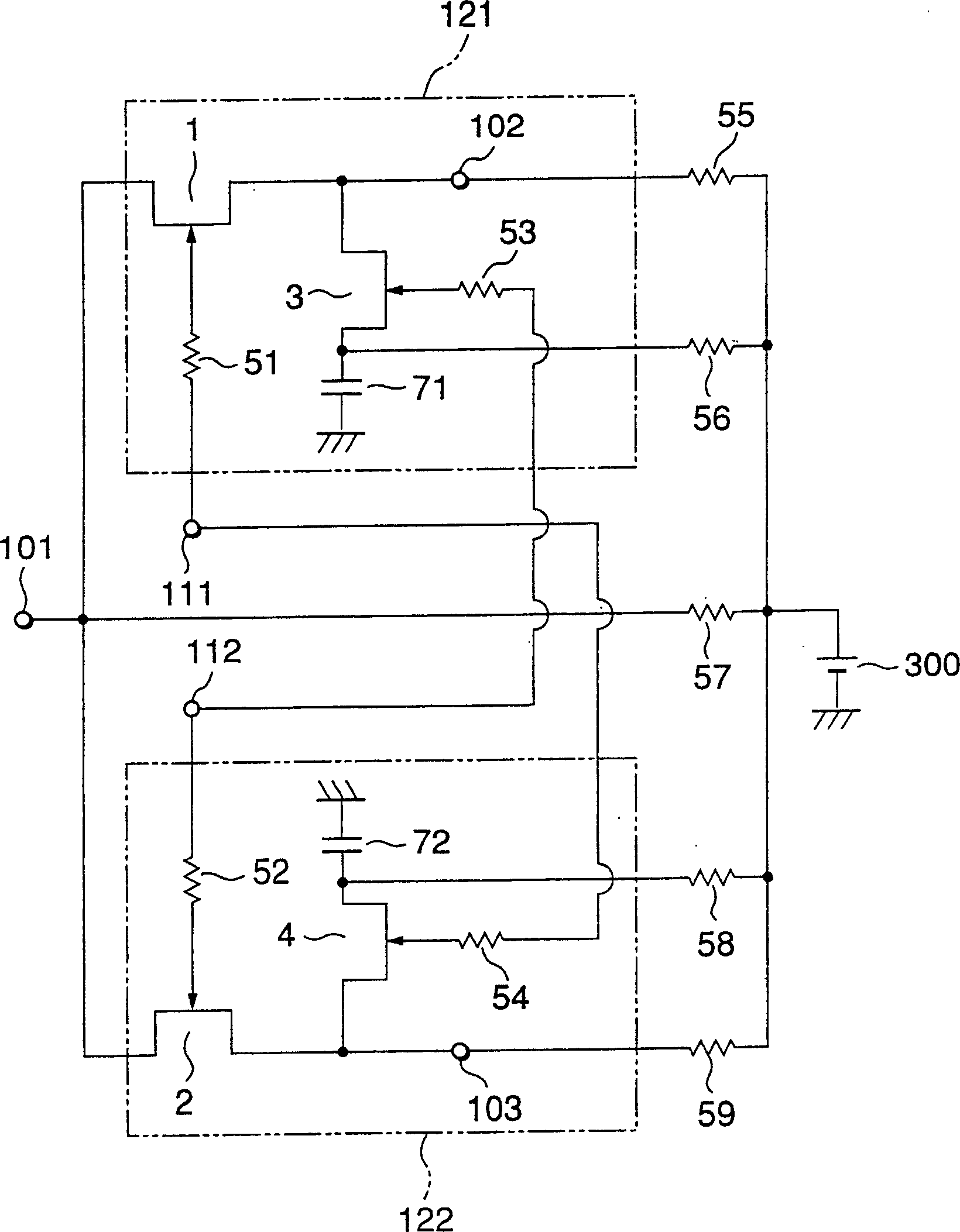 High frequency switch circuit