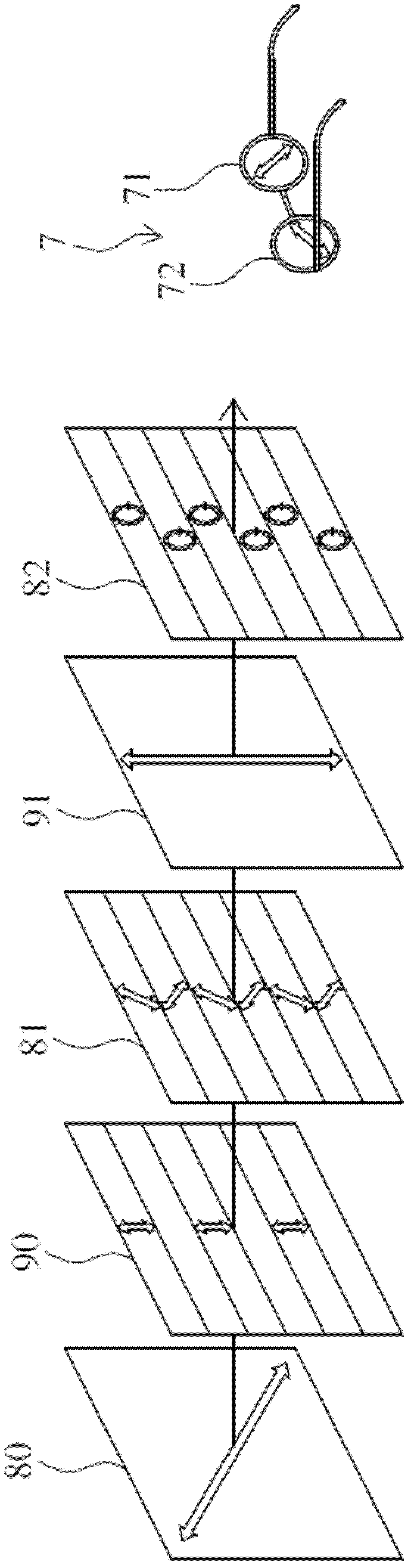 3D (three dimensional) display device and phase delay piece thereof
