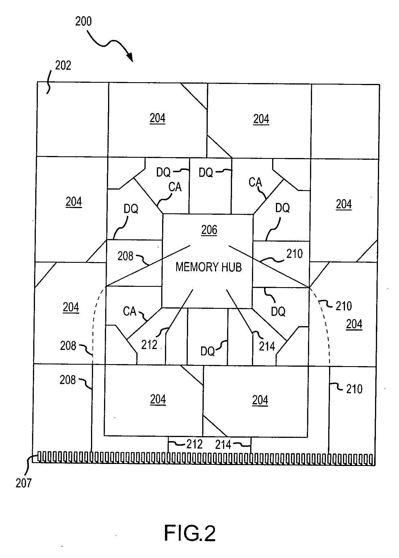 System and method for optimizing interconnections of components in a multichip memory module