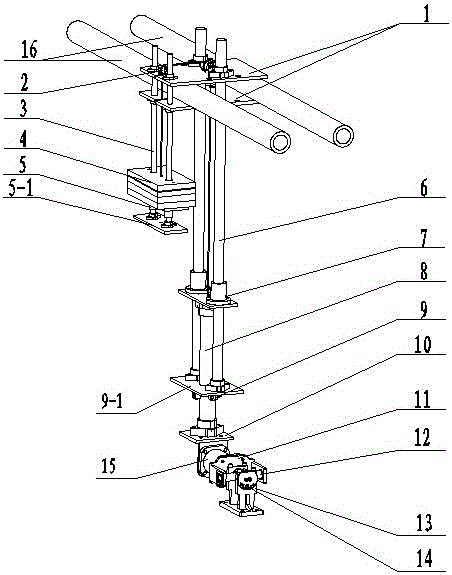 A device for measuring heeling moment of hydrodynamic test model