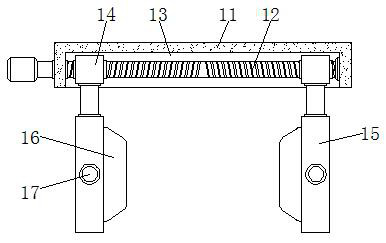 A kind of I-beam steel rail calibration and alignment device for railway construction