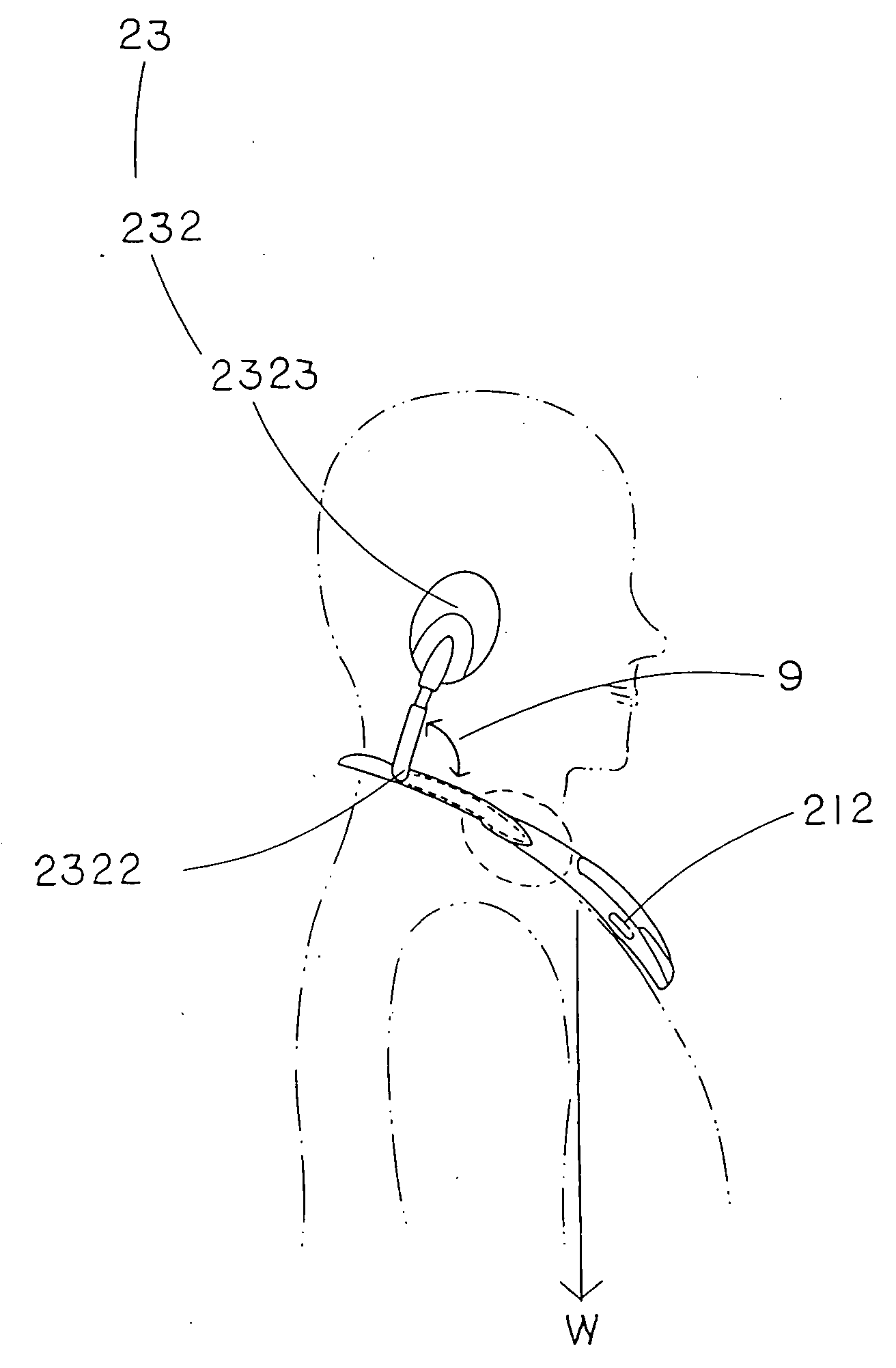 Shoulder/neck supporting electronic application