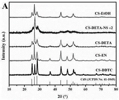 One-dimensional cadmium sulfide nanorod catalyst, and preparation method and application thereof