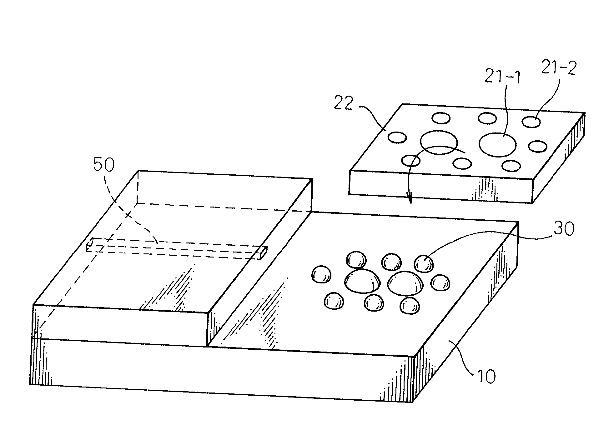 Installation structure and method for optical parts and electric parts