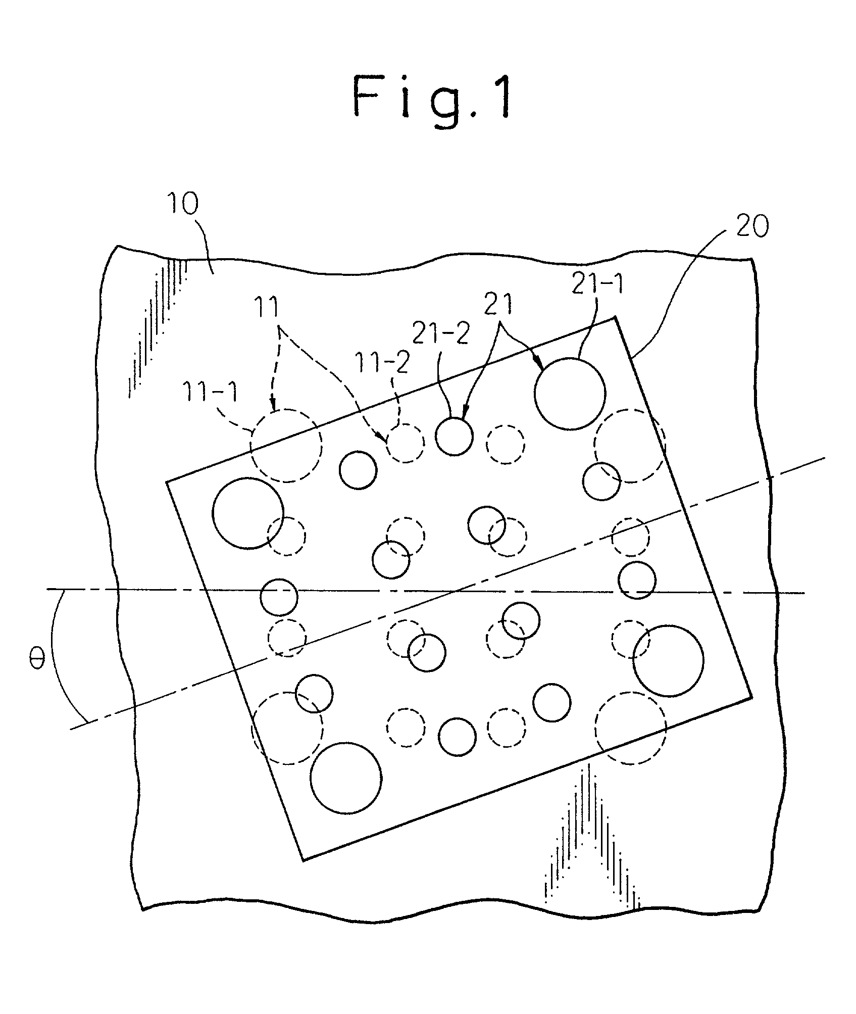 Installation structure and method for optical parts and electric parts