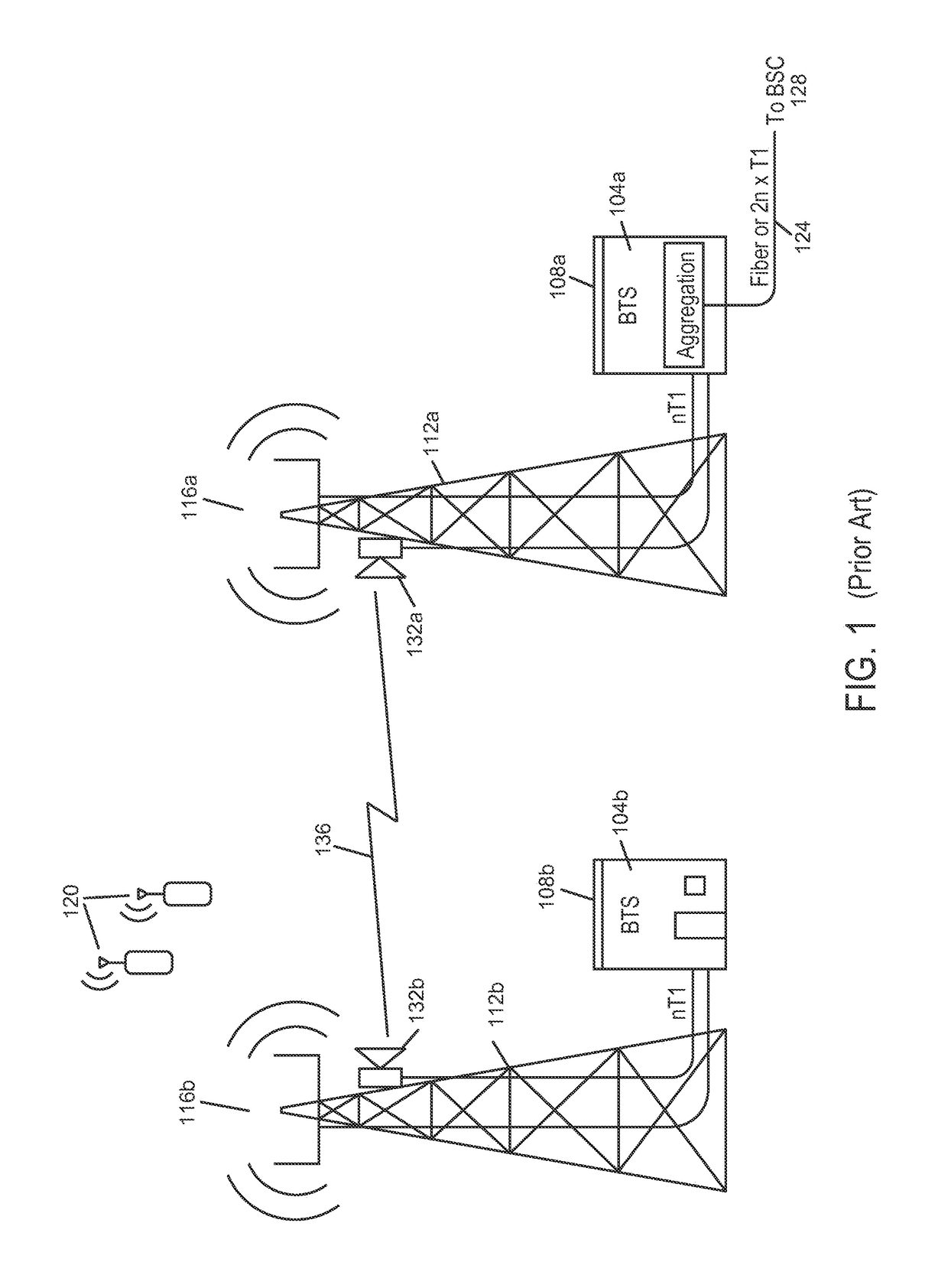 Radio with interference measurement during a blanking interval
