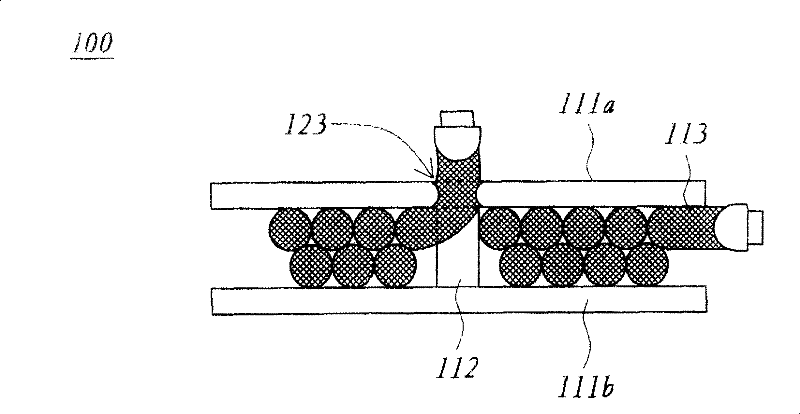 Take-up instrument and electric device using the same
