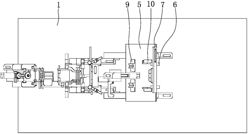 Tail positioning device for motorcycle frame welding tool