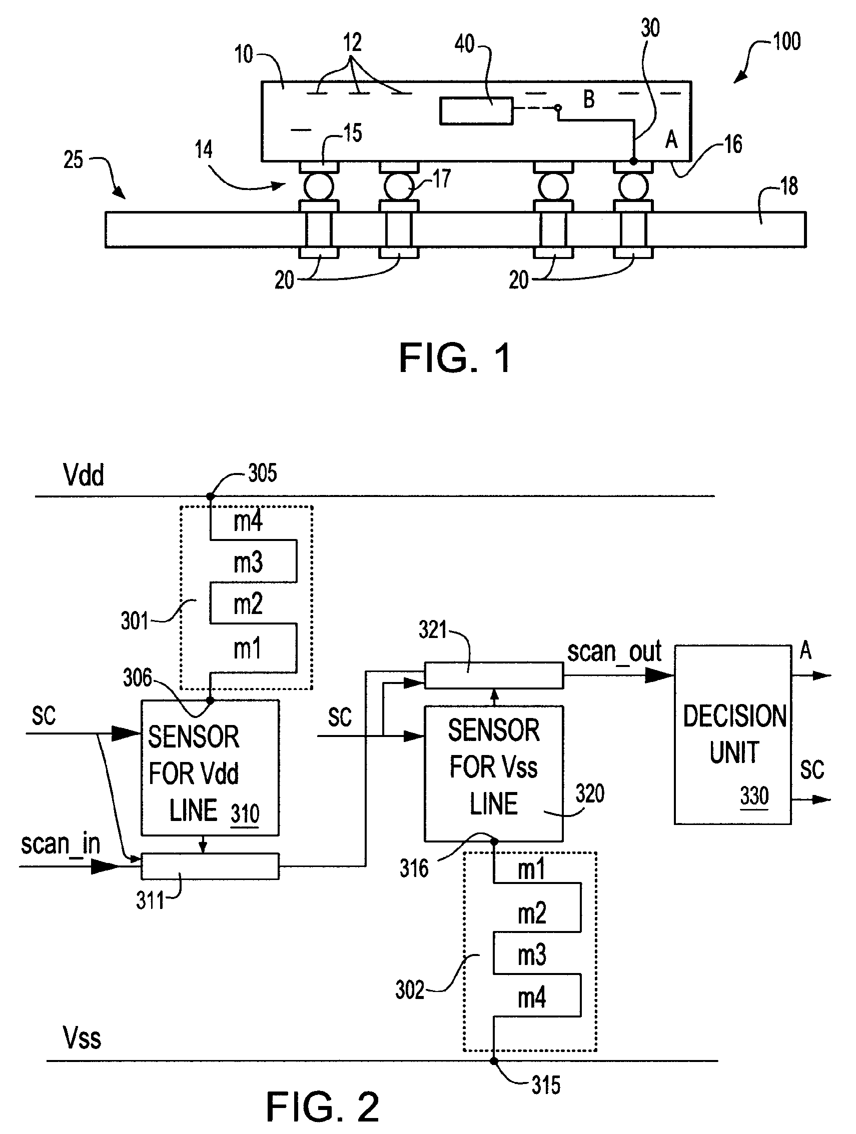 On-chip electromigration monitoring system