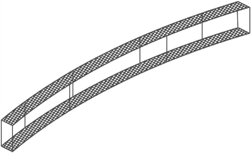 Variable-thickness-gradient negative poisson ratio automobile buffering and energy-absorbing structure and optimization method thereof