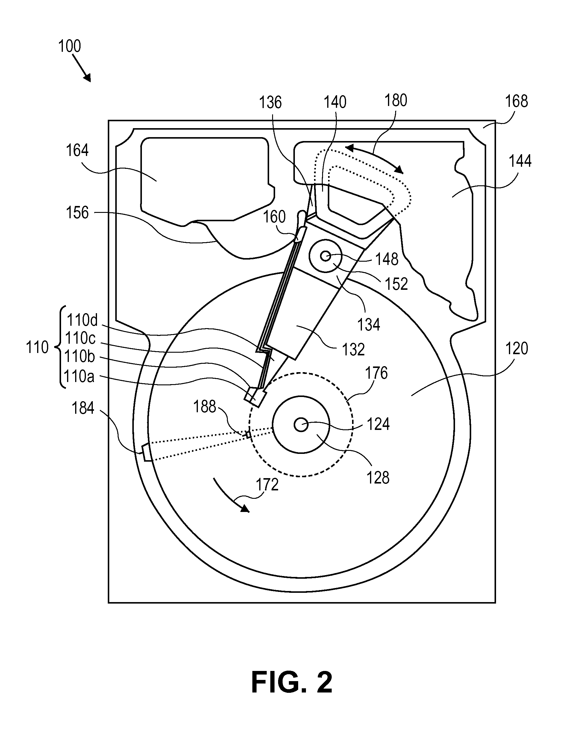 Conical fluid dynamic bearings having improved stiffness for use in hard-disk drives