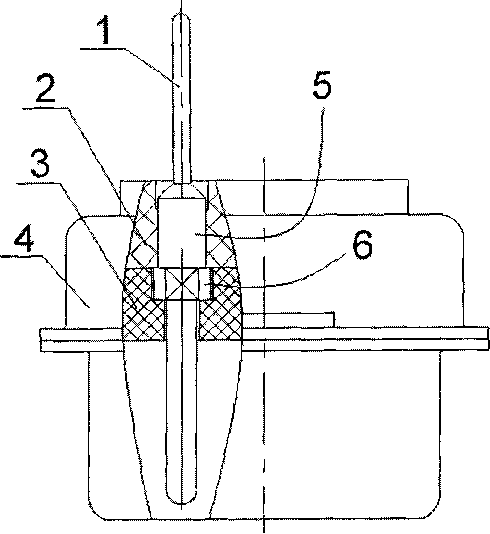 Electric connector with fixed contact piece
