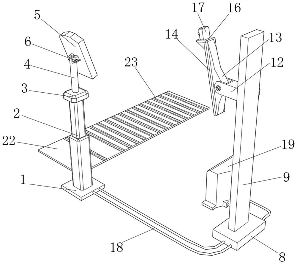 Standing long jump body measurement equipment based on machine vision