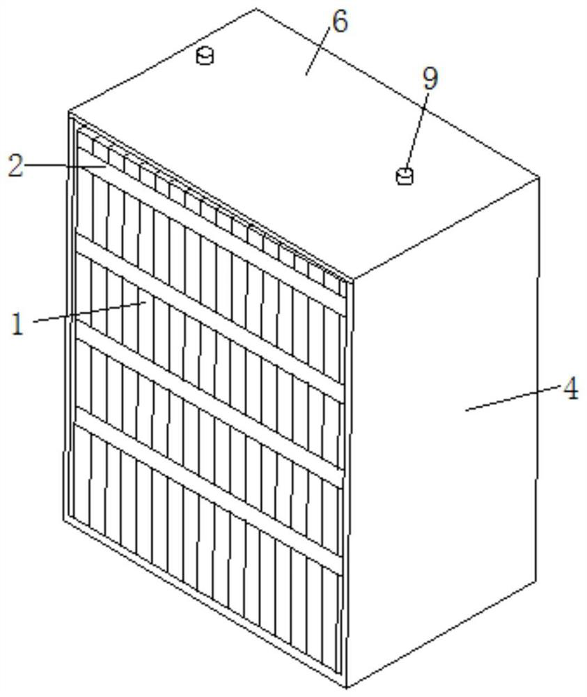 Stacked battery and production method of stacked battery
