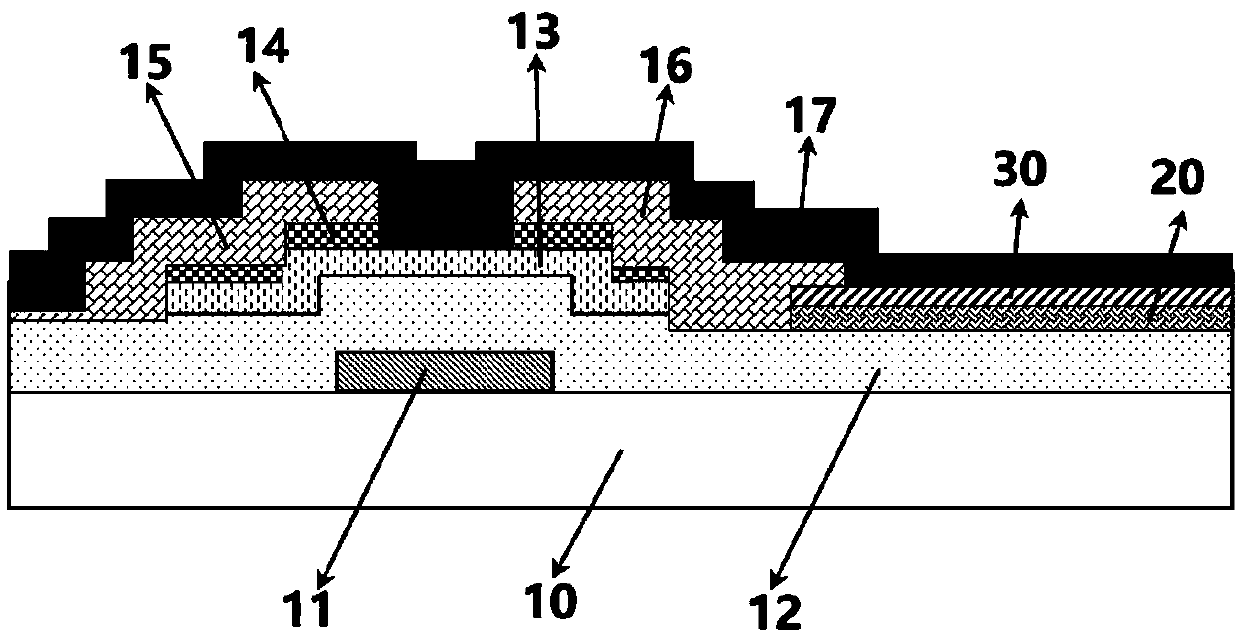 Array substrate for reflective display panel and preparation method thereof, and display panel