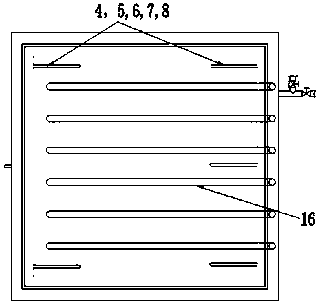 Experimental system for measuring convective mass transfer coefficient and measuring method