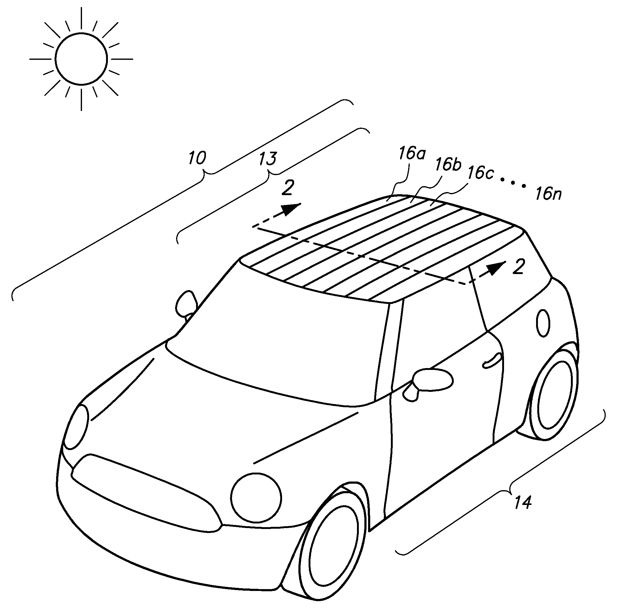 Automobiles having a radiant barrier